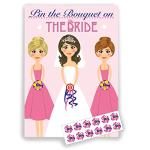 PIN THE BOUQUET ON THE BRIDE | Hen Night Party Game | Like Junk on Hunk | 12 Player