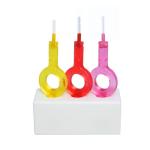 Handmade Eco-friendly Interdental Brush Holder | Magnetic Sustainable Interdental Brush Caddy | Luxury Bathroom Accessory | Organiser for Stationery and Pencils (White)