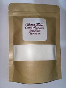 Lime Basil and Mandarin Freshener Scented. Shake & Vacuum, Carpet Sprinkle. Carpet dust ~250g. | Vegan Friendly | Cruelty Free | Handmade In UK | Highly Scented
