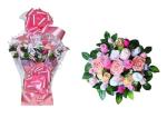 Beautiful Baby Clothes Bouquet for a Girl - 3-6 Months, Pink