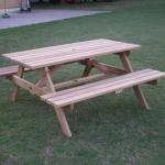 Picnic Table garden furniture picnic bench Iroko wood