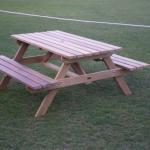 Picnic Table garden furniture picnic bench Iroko wood