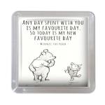 Promise Me Coaster – Handmade Friendship Gift, Beautiful Quotes, Premium 10x10cm Acrylic Keepsake for Friend, Mum, Daughter, Colleague