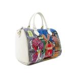 Hand-painted genuine leather shoulder bag – MOULIN ROUGE - Women Bag, Hand Bag, Genuine Leather, Made in Italy, Painted Leather, Handbag and Shoulder Bag, Craftsmanship