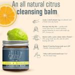 The Ilex Wood - Lemon and Bergamot Cleansing Balm - Face Care Cleansing, Moisturising and Make up Remover. 100% Natural, Vegan, Cruelty Free, Plastic Free, Handcrafted in the UK - 60ml