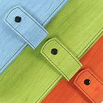 EASY 2021 daily diary A5-5.9 x 8.27 in - Handmade in Italy - light blue