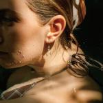 PEPELUALI Handmade Sterling Silver Sea Glass Wire Wrap Drop Earrings Jewelry (Green),Beach Earrings, Summer Gift, Ocean Jewelry Inspirational Gifts for Women, Mom, Sister