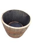 WineBoxesEtc WHISKEY BARREL HALF CASK - GARDEN PLANTER TUB POND