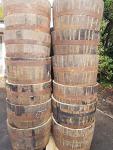 WineBoxesEtc WHISKEY BARREL HALF CASK - GARDEN PLANTER TUB POND