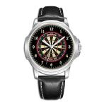 DARTS DARTBOARD GENT'S WRIST WATCH BIRTHDAY ANNIVERSARY CHRISTMAS BEST GIFT ENGRAVED