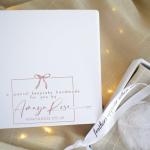 Paw Print Feather Memorial Bauble for Pet Cat Dog. Gift Boxed Glass Heart Christmas Tree Decoration Handmade Keepsake