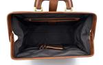 Leather doctor bag medical bag handbag women men leather bag vintage medical bag retro doctor bag made in Italy luxury bag weekender brown