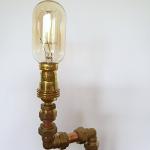 Copper Pipe Industrial Floor Lamp