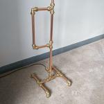 Copper Pipe Industrial Floor Lamp