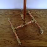 Copper Pipe Industrial Floor Lamp