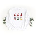 Pink Positive Women's Cute Gonk Gnome Christmas Jumper - Christmas Sweatshirt for Women, Christmas Hoodies for Women, Ladies Clothes - Festive Holiday Apparel