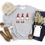 Pink Positive Women's Cute Gonk Gnome Christmas Jumper - Christmas Sweatshirt for Women, Christmas Hoodies for Women, Ladies Clothes - Festive Holiday Apparel
