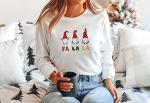Pink Positive Women's Cute Gonk Gnome Christmas Jumper - Christmas Sweatshirt for Women, Christmas Hoodies for Women, Ladies Clothes - Festive Holiday Apparel