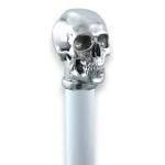 Elegant skull walking stick for men and women | Made in Italy collectible walking stick, dandy, luxury gentleman | Handcrafted by CAVAGNINI