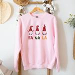 Pink Positive Women's Cute Gonk Gnome Christmas Jumper - Christmas Sweatshirt for Women, Christmas Hoodies for Women, Ladies Clothes - Festive Holiday Apparel