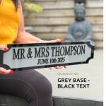 Personalised 3D Street Sign | 8 Colours | Waterproof | Custom Garden Sign | Family Sign