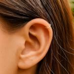 18 Gauge 14K Gold-Filled Helix Hoop Earring – 8mm Cartilage Piercing Ring – Comfortable & Flexible Soft Wire – Thick, Sturdy & Lightweight – High Quality Jewelry for Women & Teens