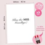 KISS THE MISS GOODBYE - 2 Free Lipsticks Included! - Hen Night Party Game