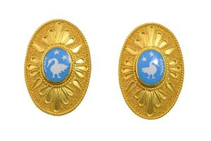 " SKY, BEAUTY AND EARTH' SET: earrings in 22ct gold