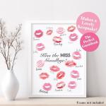 KISS THE MISS GOODBYE - 2 Free Lipsticks Included! - Hen Night Party Game