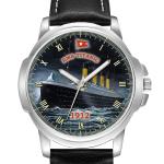 RMS TITANIC WHITE STAR LINE MEN'S GENTS WRIST WATCH ANNIVERSARY BIRTHDAY BEST GIFT ENGRAVED