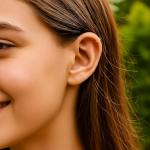 18 Gauge 14K Gold-Filled Helix Hoop Earring – 8mm Cartilage Piercing Ring – Comfortable & Flexible Soft Wire – Thick, Sturdy & Lightweight – High Quality Jewelry for Women & Teens