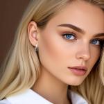 Weviway Silver Twisted Oval Huggie Hoop Earrings, Hypoallergenic, Small, Lightweight, Handmade Jewellery