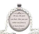 The Lion King Necklace, Rafiki Quote Silver Pendant, Inspirational Film Jewellery Gift Idea for Women
