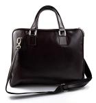 Women leather shoulder bag genuine italian leather handbag ipad tablet leather bag ladies leather satchel office leather bag dark brown