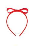 Matilda Style Headband Red Bow Hairband Alice Band Royal and Sporting Celebrations School Dress Up Days Handmade in the UK