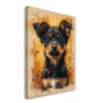 Lancashire Heeler Painted Illustration Art Print - Canine Portrait, Dog Lovers Gift, Home Decor, Pet Artwork, Animal Collectibles