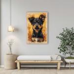 Lancashire Heeler Painted Illustration Art Print - Canine Portrait, Dog Lovers Gift, Home Decor, Pet Artwork, Animal Collectibles