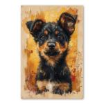 Lancashire Heeler Painted Illustration Art Print - Canine Portrait, Dog Lovers Gift, Home Decor, Pet Artwork, Animal Collectibles