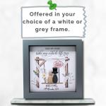 Handmade Personalised Wedding Pebble Art Picture – Unique Just Married Gifts, Personalised Wedding Gifts for Bride and Groom, Thoughtful Mr and Mrs Present, Special Keepsake for Couples Wedding Day