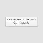 Handmade With Love Stickers For Small Business Packaging, Labels For Baked Goods, Labels For Handmade Products, Stickers For Thank You Cards - GLOSS11