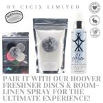 CICIX LIMITED Luxury Scented Carpet Freshner. Highly Fragranced & Strong Scented. Shake & Vaccum. For Carpet, Sofas, Mattresses, upholstry. Vegan & Cruelty Free. Handmade in England 250g (Black Opium)