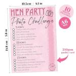 Hen Party Selfie Photo Challenge - Hen Party Favour Game - 10 Pack