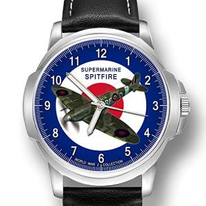 SUPERMARINE SPITFIRE AIRCRAFT RAF WORLD WAR 2 MENS WRIST WATCH BIRTHDAY CHRISTMAS BEST GIFT ENGRAVED