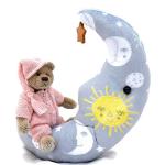 Wish Upon A Star Pink -Teddy Bear Newborn Baby Keepsake, Christening, Nursery Collectable 22cm