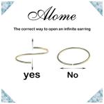 Gold Cartilage Earrings For Women - Thin Small 20 Gauge 8mm Helix Piercing Jewelry - 14k Gold Filled Cartilage Earring Hoop Ring - Gift Ready
