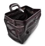 Leather doctor bag medical bag handbag ladies men leatherbag vintage medical bag retro doctor bag made in Italy luxury bag weekender dark brown