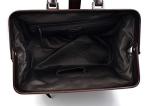 Leather doctor bag medical bag handbag ladies men leatherbag vintage medical bag retro doctor bag made in Italy luxury bag weekender dark brown