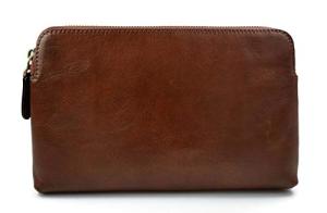Leather clutch brown leather zipped bag big leather clutch zipper pouch leather zipper pouch leather clutch zipper clutch bag handbag