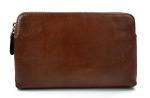 Leather clutch brown leather zipped bag big leather clutch zipper pouch leather zipper pouch leather clutch zipper clutch bag handbag
