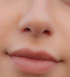 14k Gold Filled Septum Nose Ring – Thin 24G Dainty Gold Septum Hoop for Women – Tiny 7–8mm Seamless Gold Nose Piercing Jewellery – Comfortable Hypoallergenic Gold Jewellery Hoop